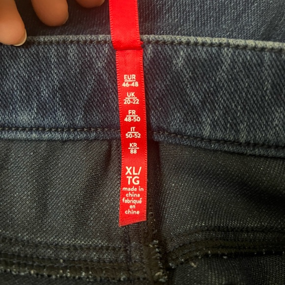 Spanx Jean-ish Denim Ankle Legging Jegging Jeans Size XL - Picture 12 of 15